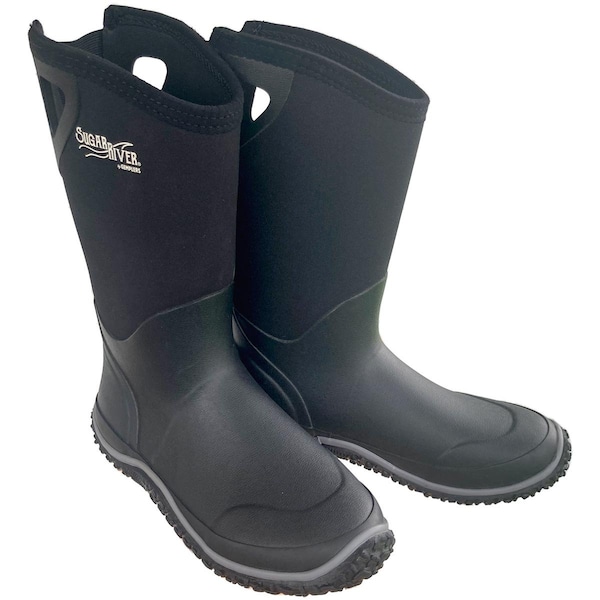Sugar River By Gemplers Women's Sugar River Tall Rubber Boots, Plain Toe, Black, 7 Astrid - main